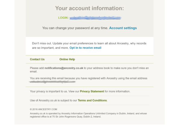 welcome email examples - ancestry - OptinMonster welcome email examples - ancestry