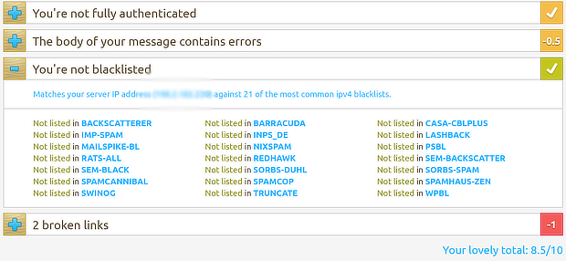 check blacklisting status mail tester - email deliverability tool - OptinMonster check blacklisting status mail tester