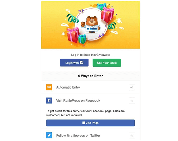 raffle-example - OptinMonster