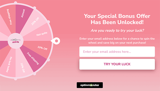 etsy-coupon-wheel - OptinMonster