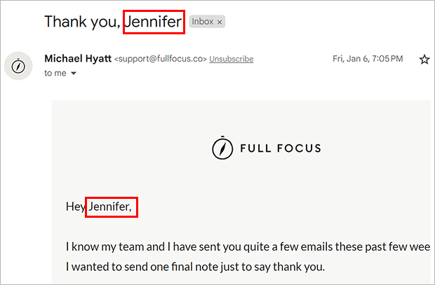 merge-tag-subject-line-example - OptinMonster