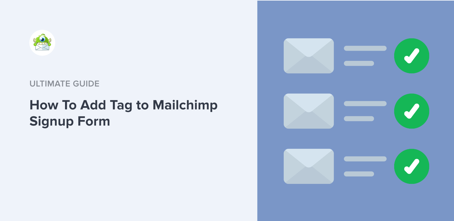 How To Add Tag to Mailchimp Signup Form in WordPress (2 Methods)